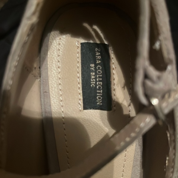 Gray Suede Zara Platform Pumps, size 40 - Picture 5 of 6